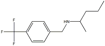 pentan-2-yl({[4-(trifluoromethyl)phenyl]methyl})amine Struktur