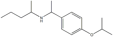 pentan-2-yl({1-[4-(propan-2-yloxy)phenyl]ethyl})amine Struktur