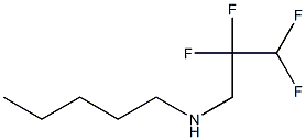 pentyl(2,2,3,3-tetrafluoropropyl)amine Struktur