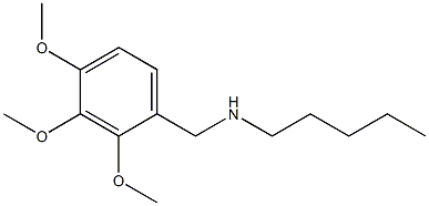 pentyl[(2,3,4-trimethoxyphenyl)methyl]amine Struktur