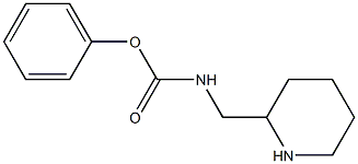 phenyl N-(piperidin-2-ylmethyl)carbamate Struktur