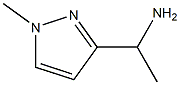 1-(1-Methyl-1H-pyrazol-3-yl)ethylamine Struktur