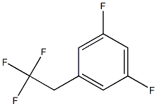 3,5-Difluoro-1-(2,2,2-trifluoroethyl)benzene Struktur