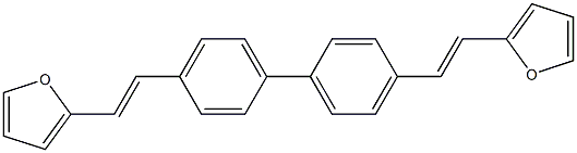 4,4'-Bis[2-(2-furanyl)vinyl]-1,1'-biphenyl Struktur