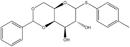 4-Methylphenyl 4,6-O-Benzylidene--D-thiogalactopyranoside Struktur