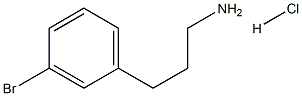 3-(3-Bromo-phenyl)-propylamine  hydrochloride Struktur