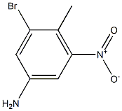 3-bromo-4-methyl-5-nitroaniline Struktur