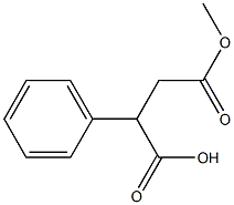 4-methoxy-4-oxo-2-phenylbutanoic acid Struktur