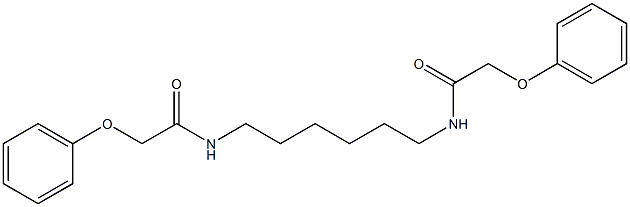 2-phenoxy-N-{6-[(phenoxyacetyl)amino]hexyl}acetamide Struktur