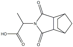 2-(3,5-dioxo-4-azatricyclo[5.2.1.0~2,6~]dec-4-yl)propanoic acid Struktur