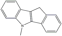 5-methyl-5,10-dihydroindeno[1,2-b]indole Struktur