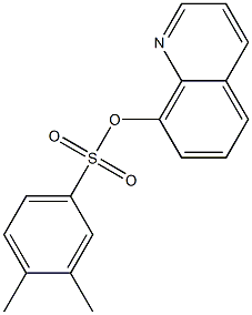 8-quinolinyl 3,4-dimethylbenzenesulfonate Struktur