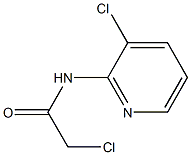 2-chloro-N-(3-chloro-2-pyridinyl)acetamide Struktur