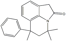 4,4,6-trimethyl-6-phenyl-5,6-dihydro-4H-pyrrolo[3,2,1-ij]quinolin-2(1H)-one Struktur