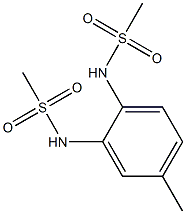 N-{5-methyl-2-[(methylsulfonyl)amino]phenyl}methanesulfonamide Struktur