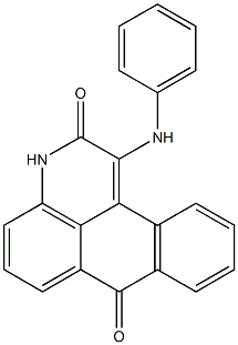 1-(phenylamino)-3H-naphtho[1,2,3-de]quinoline-2,7-dione Struktur