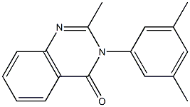 3-(3,5-dimethylphenyl)-2-methyl-4(3H)-quinazolinone Struktur