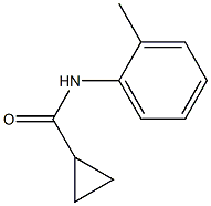 N-(2-methylphenyl)cyclopropanecarboxamide Struktur