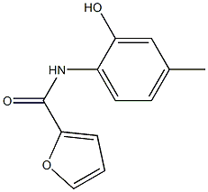 N-(2-hydroxy-4-methylphenyl)-2-furamide Struktur