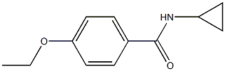 N-cyclopropyl-4-ethoxybenzamide Struktur