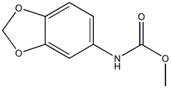 methyl 1,3-benzodioxol-5-ylcarbamate Struktur