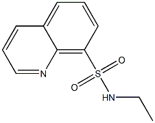 N-ethyl-8-quinolinesulfonamide Struktur