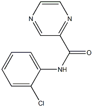 N-(2-chlorophenyl)-2-pyrazinecarboxamide Struktur