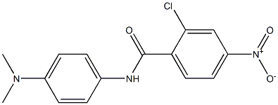 2-chloro-N-[4-(dimethylamino)phenyl]-4-nitrobenzamide Struktur