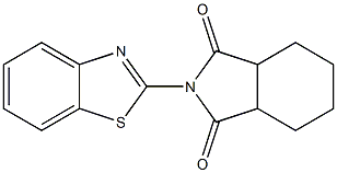 2-(1,3-benzothiazol-2-yl)hexahydro-1H-isoindole-1,3(2H)-dione Struktur