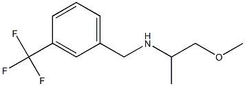 1-(methyloxy)-N-{[3-(trifluoromethyl)phenyl]methyl}propan-2-amine Struktur