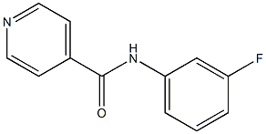 N-(3-fluorophenyl)isonicotinamide Struktur