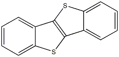 [1]benzothieno[3,2-b][1]benzothiophene Struktur