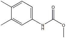 methyl 3,4-dimethylphenylcarbamate Struktur