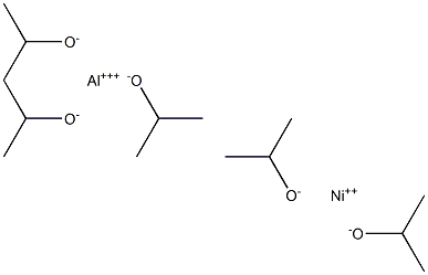 Aluminum nickel isopropoxide, 10% w/v in isopropanol, 99.9% (metals basis) Pkg under Ar in resealable ChemSeal bottles Struktur