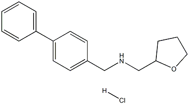 [1,1'-biphenyl]-4-yl-N-(tetrahydro-2-furanylmethyl)methanamine hydrochloride Struktur