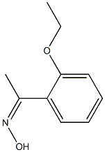 1-(2-ethoxyphenyl)-1-ethanone oxime Struktur