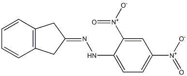 1,3-dihydro-2H-inden-2-one N-(2,4-dinitrophenyl)hydrazone Struktur