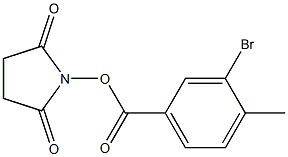 1-[(3-bromo-4-methylbenzoyl)oxy]-2,5-pyrrolidinedione Struktur