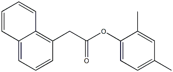 2,4-dimethylphenyl 2-(1-naphthyl)acetate Struktur