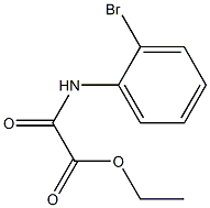 ethyl 2-(2-bromoanilino)-2-oxoacetate Struktur