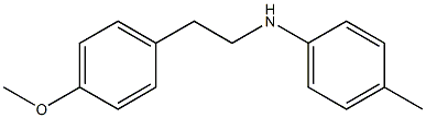 N-(4-methoxyphenethyl)-N-(4-methylphenyl)amine Struktur