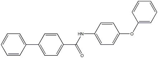 N-(4-phenoxyphenyl)[1,1'-biphenyl]-4-carboxamide Struktur