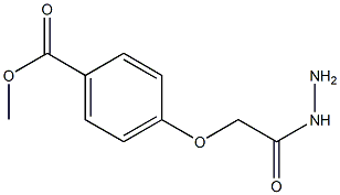 methyl 4-(2-hydrazino-2-oxoethoxy)benzenecarboxylate Struktur