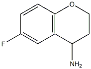 6-fluoro-3,4-dihydro-2H-chromen-4-amine Struktur