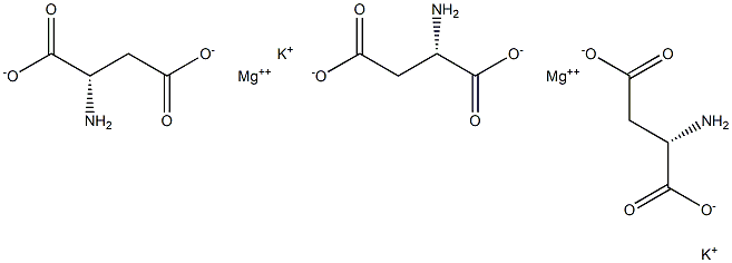 aspartic acid potassium magnesium salt Struktur