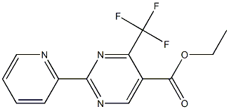 Ethyl 4-(trifluoromethyl)-2-(pyridin-2-yl)pyrimidine-5-carboxylate ,97% Struktur