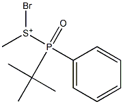 (tert-Butylphenylphosphinyl)bromo(methyl)sulfonium Struktur