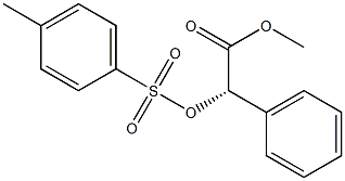 (S)-(Tosyloxy)phenylacetic acid methyl ester Struktur