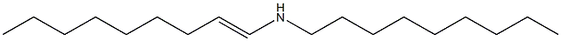 N-Nonyl-1-nonen-1-amine Struktur