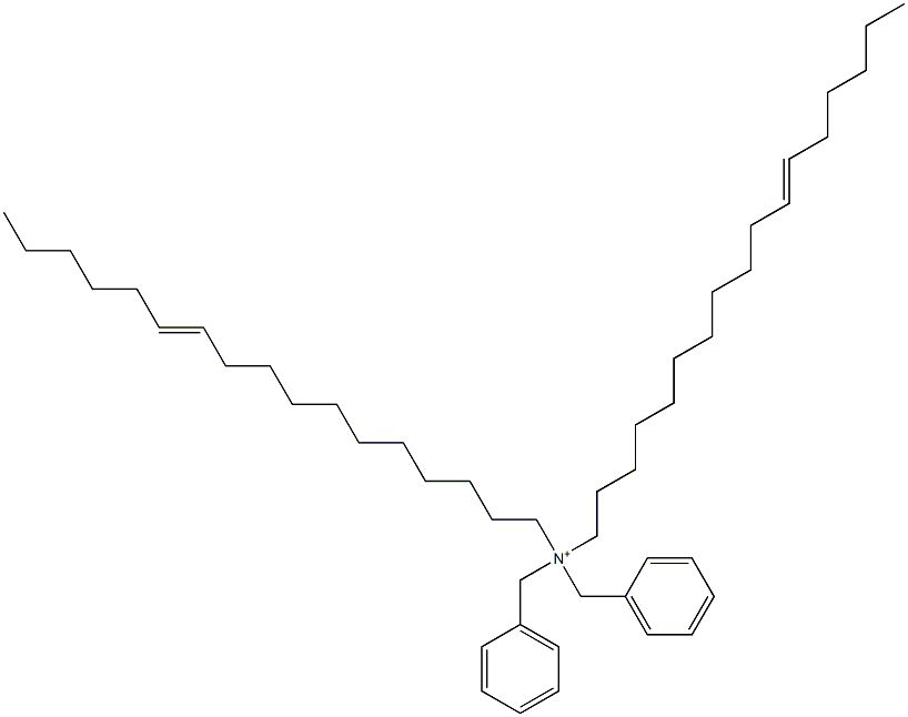 Di(11-heptadecenyl)dibenzylaminium Struktur